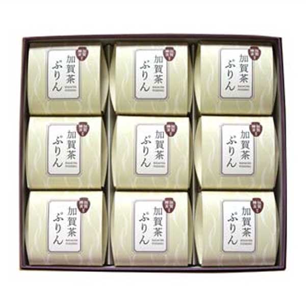 ≪雅風堂≫加賀茶プリン 9個入