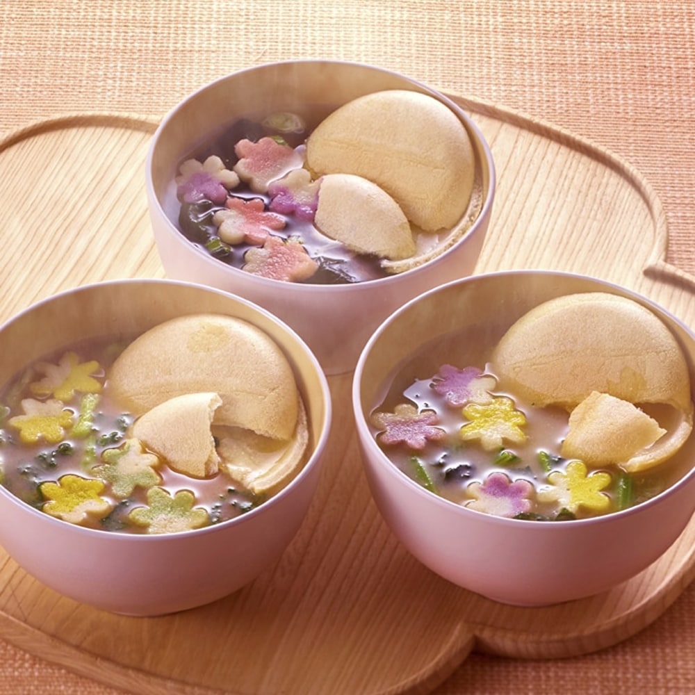 ≪加賀麩 不室屋≫<br>花麩椀 6ヶ入(おすまし・お味噌汁・田舎みそ 各2個)【麸 お取り寄せ 贈り物 金沢】