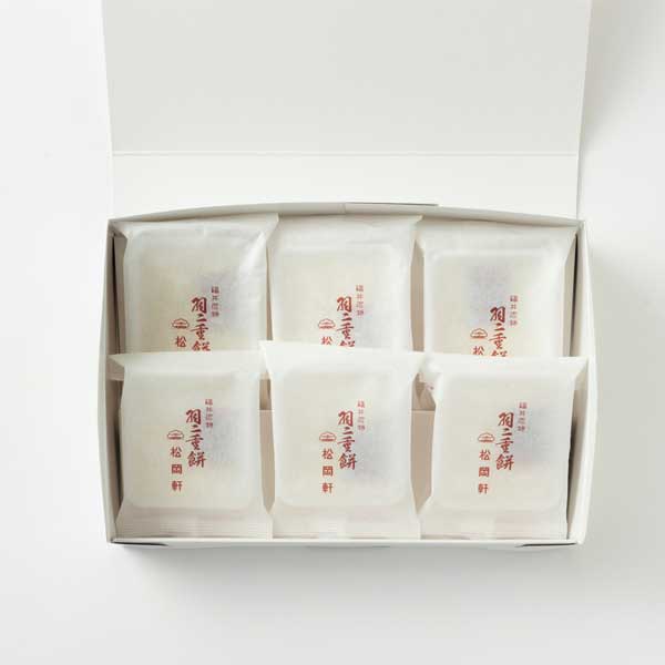 ≪松岡軒≫元祖 羽二重餅 6袋入り