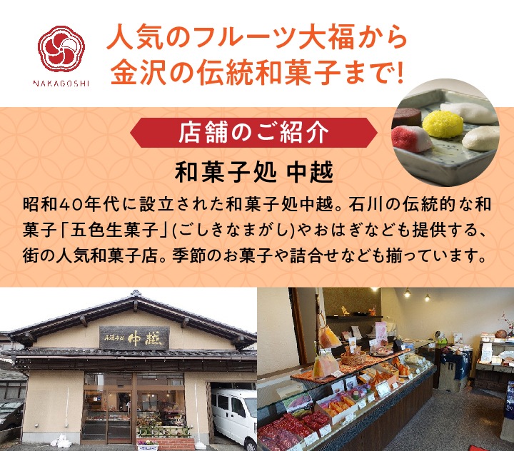 ≪和菓子処 中越≫まるごとみかん大福【金沢お土産 羽二重餅 白あん ギフト スイーツ フルーツ大福 バラ売り お取り寄せ 通販】