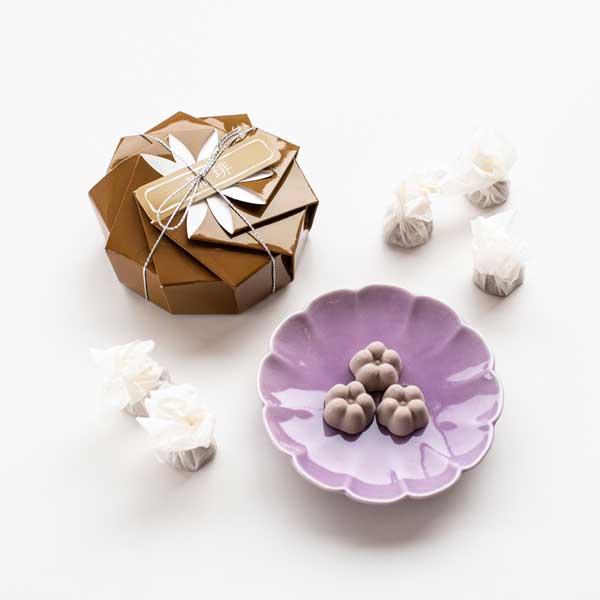 ≪落雁 諸江屋≫La・KuGaN （ココア／和紅茶／珈琲）