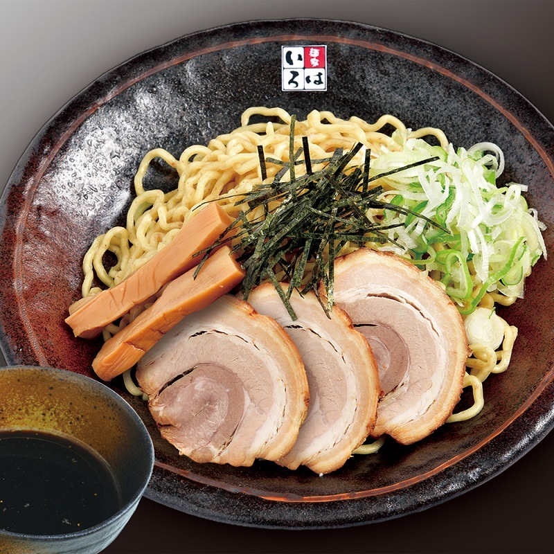 ≪麺家いろは≫ 富山ブラックつけ麺大盛り(チャーシュー・メンマ付)2食セット【ご当地らーめん】