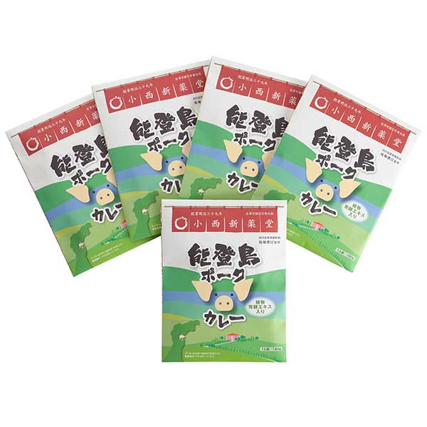 ≪ふれあい工房たんと≫能登島ポークカレー（5個入）