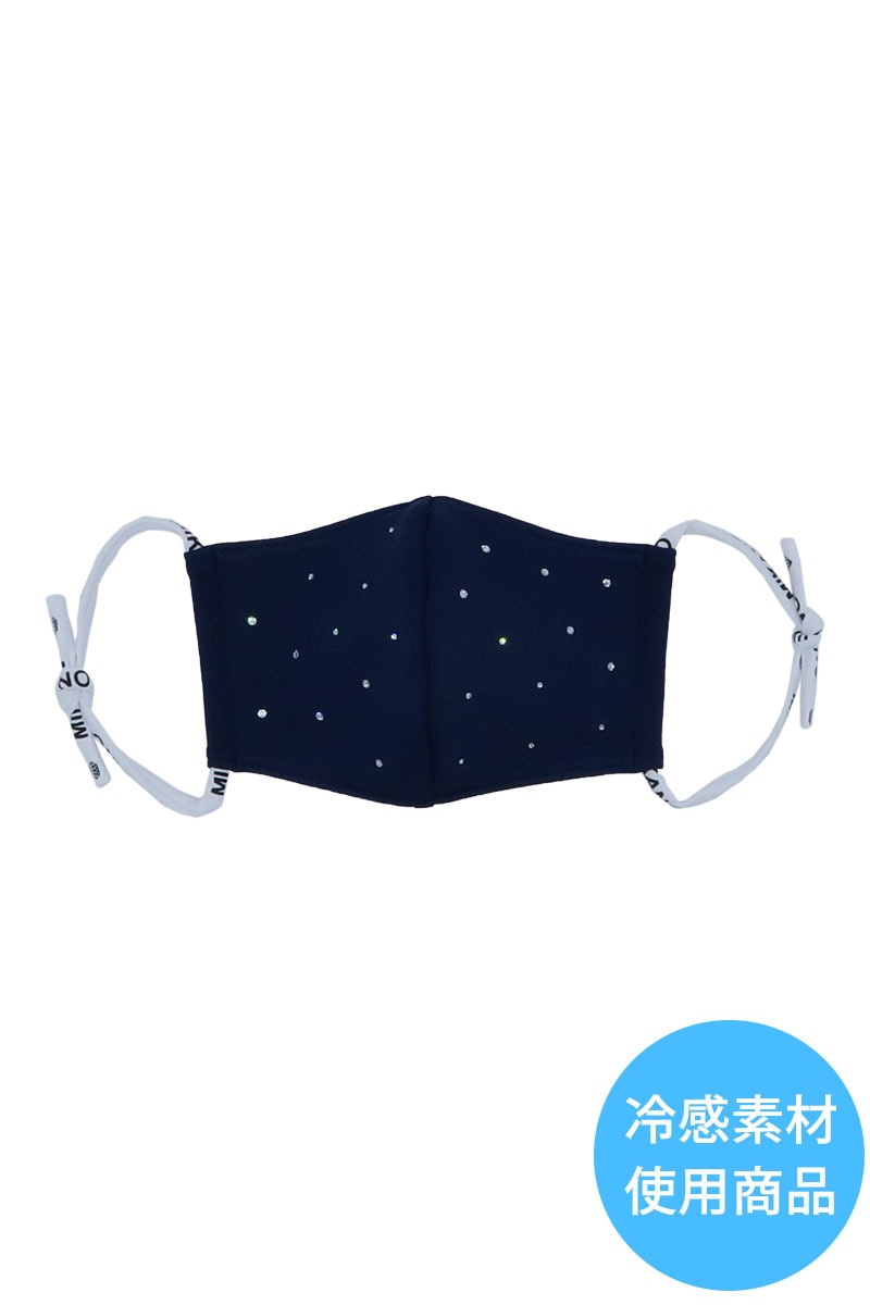 ハッピーマスク（散りばめ）＊ネイビー/クリスタル 【フリー】 [ハッピーマスク 00906-234-5471] 定価\1,650（税込）※ネコポス可