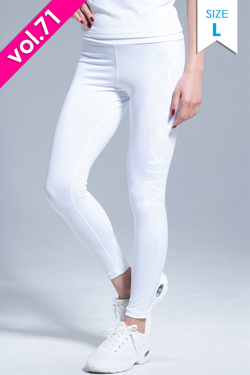 ロングレギンス＊ホワイト 【L】 [Vol.71 61123-235-0673] 定価\9,020（税込）継続商品