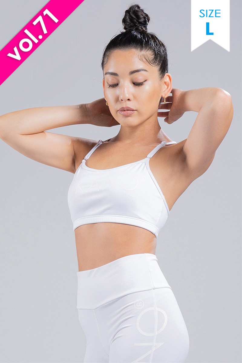 アジャスター付ショートトップス＊ホワイト 【L】 [Vol.71 61400-235-1564] 定価\6,050（税込）継続商品