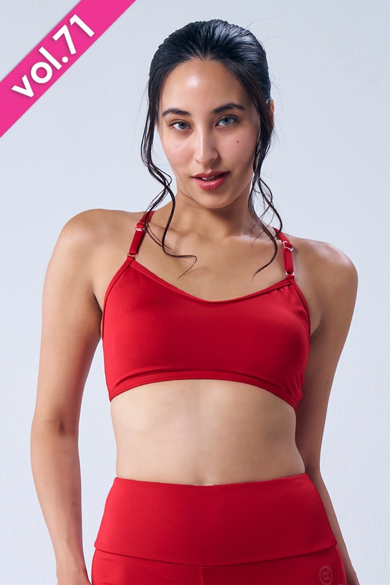 フィットネスウェア | アジャスター付インナートップス＊レッド