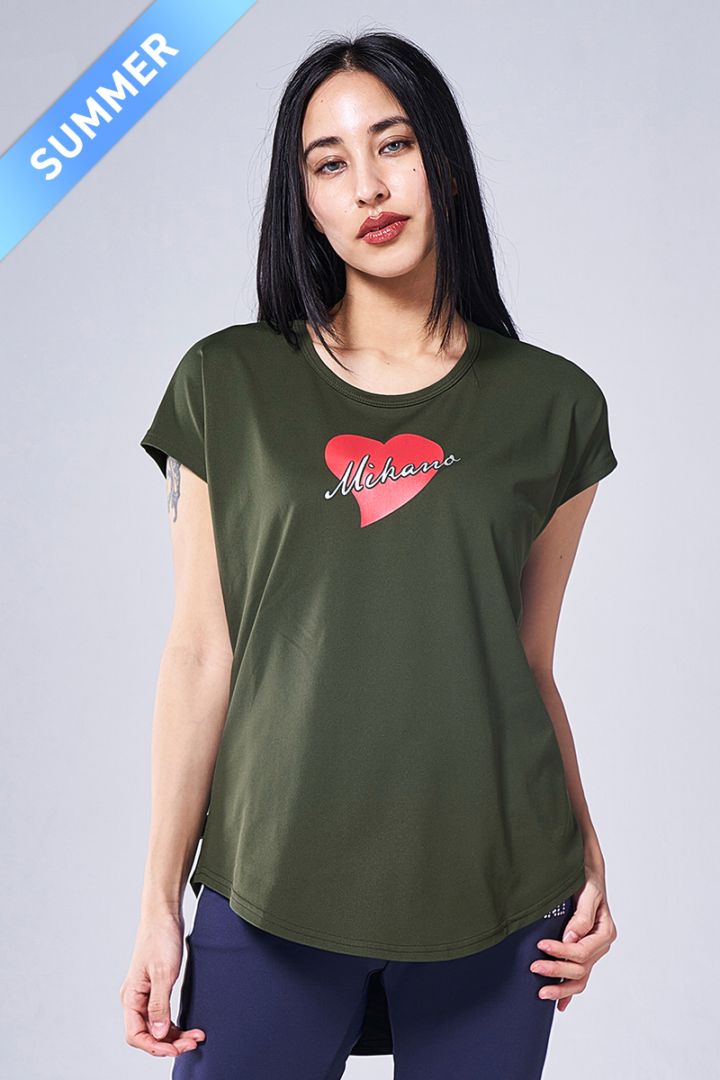 エアリーTシャツ＊アーミーグリーン【フリー】[EXCLUSIVE 70734-237-7342]定価￥9,350(税込)