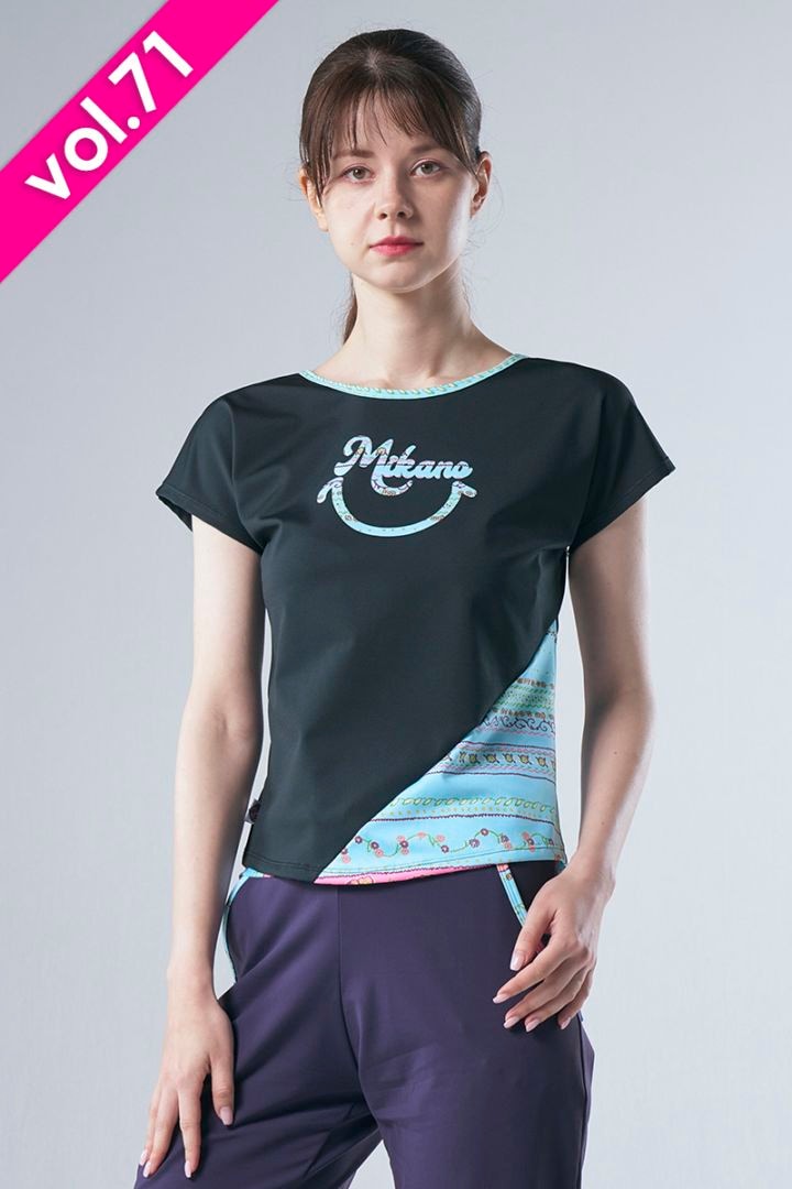 オンヨネ製　新潟県チームウェア フィットネスウェア | フロントメッシュレイアーロングトップス