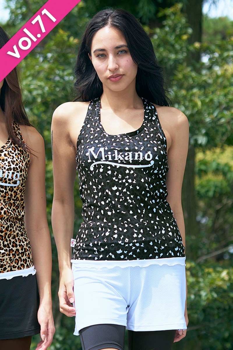 バックメッシュ切替タンクトップ＊ブラックレパード 【フリー】 [Vol.71 71502-237-9087] 定価\8,800（税込）
