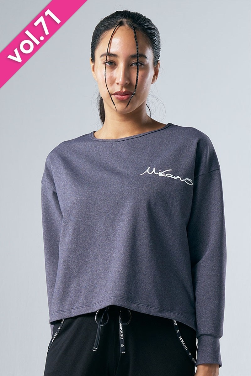 ロングスリーブエアリーTシャツ＊デニム 【フリー】 [Vol.71 71722-237-9568] 定価\9,900（税込）