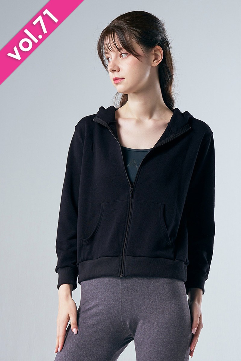 ジップアップパーカー＊ブラック 【フリー】 [Vol.71 71750-237-9902] 定価\14,850（税込）