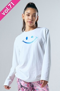 フィットネスウェア | エアリーTシャツ＊ミカノピンクグレー 【フリー