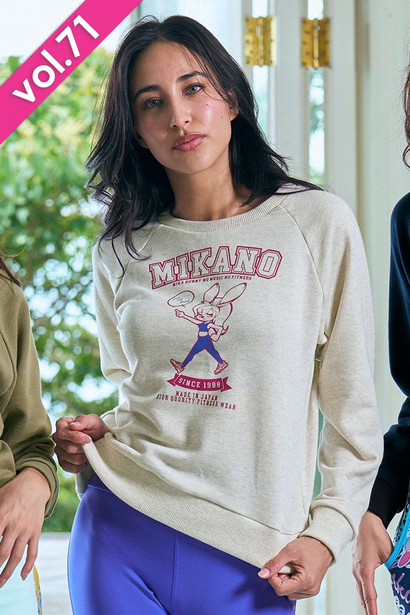 袖切替ロングスリーブTシャツ＊オートミール 【フリー】 [Vol.71 71724-237-9605] 定価\12,100（税込）