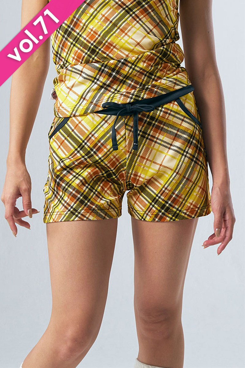 ショートパンツ＊バイアスイエロー系 【フリー】 [Vol.71 71301-237-8813] 定価\8,800（税込）