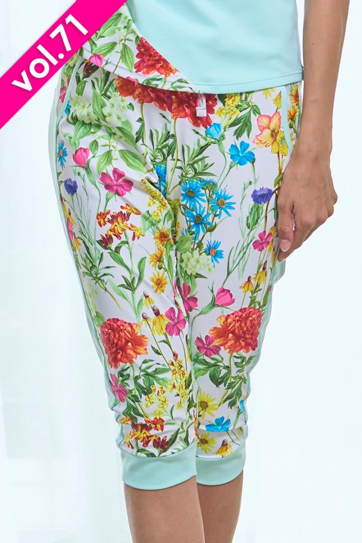 サイド切替ジョガーパンツ＊べラジオホワイト 【フリー】 [Vol.71 71133-237-8028] 定価\10,450（税込）