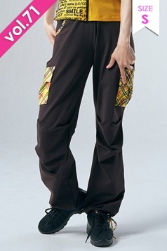 フィットネスウェア | テーパードパンツ(クリスタルラインストーン付