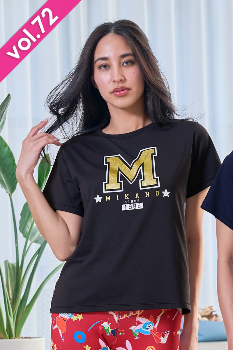 エアリーTシャツ＊ブラック 【フリー】 [Vol.72 72708-611-0505] 定価￥8,580（税込）