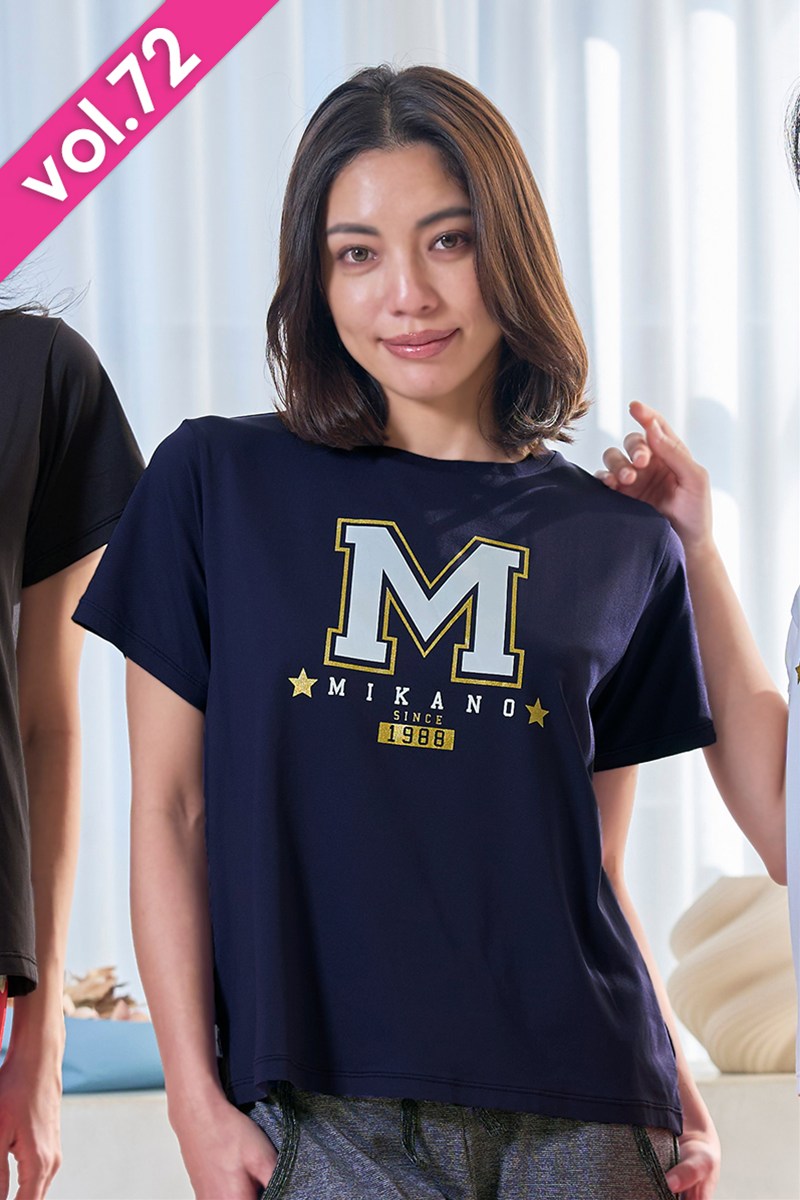 エアリーTシャツ＊ネイビー 【フリー】 [Vol.72 72708-611-0512] 定価￥8,580（税込）