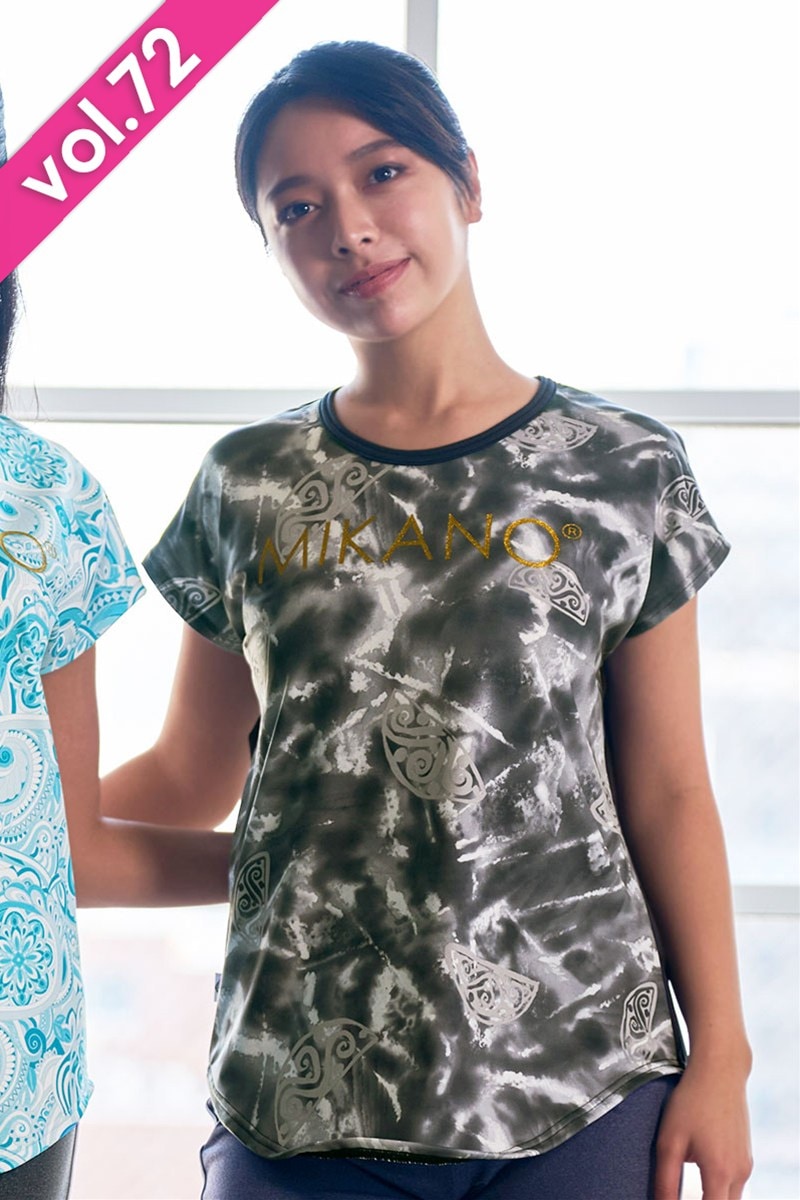フィットネスウェア | エアリーTシャツ＊ティキブラック 【フリー