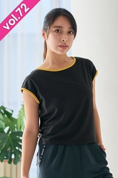 フィットネスウェア | バックデザインエアリーTシャツ＊フラミンゴ