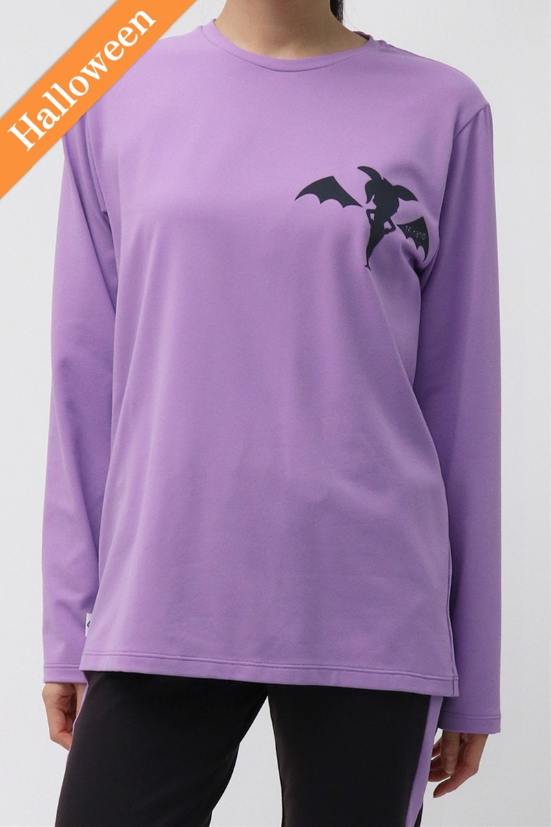 フィットネスウェア | ロングスリーブユニセックスTシャツ(スタッズ付