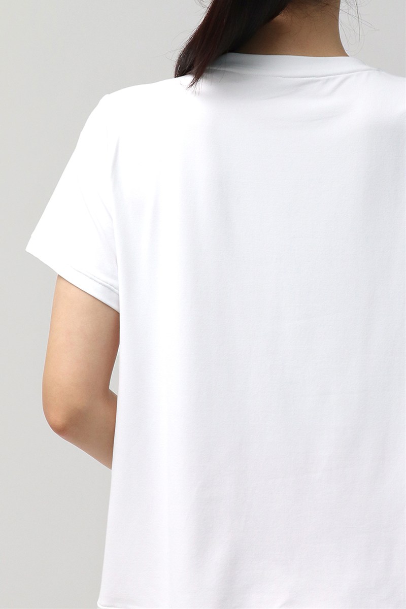 フィットネスウェア | エアリーTシャツ＊ホワイト 【フリー】 [Vol.72