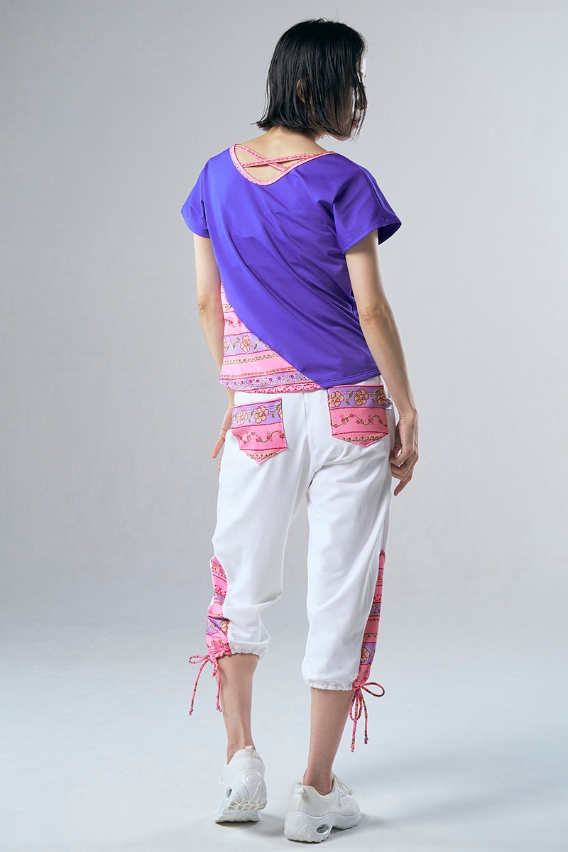 裾切替エアリーTシャツ＊ロイヤルブルー 【フリー】 [Vol.71 71708-237-9353] 定価\9,350（税込）