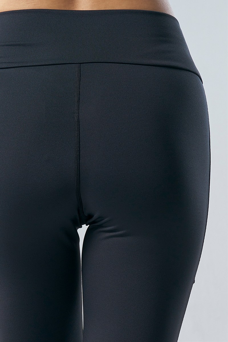 フィットネスウェア | サイドテープ切替ロングレギンス(スタッズ