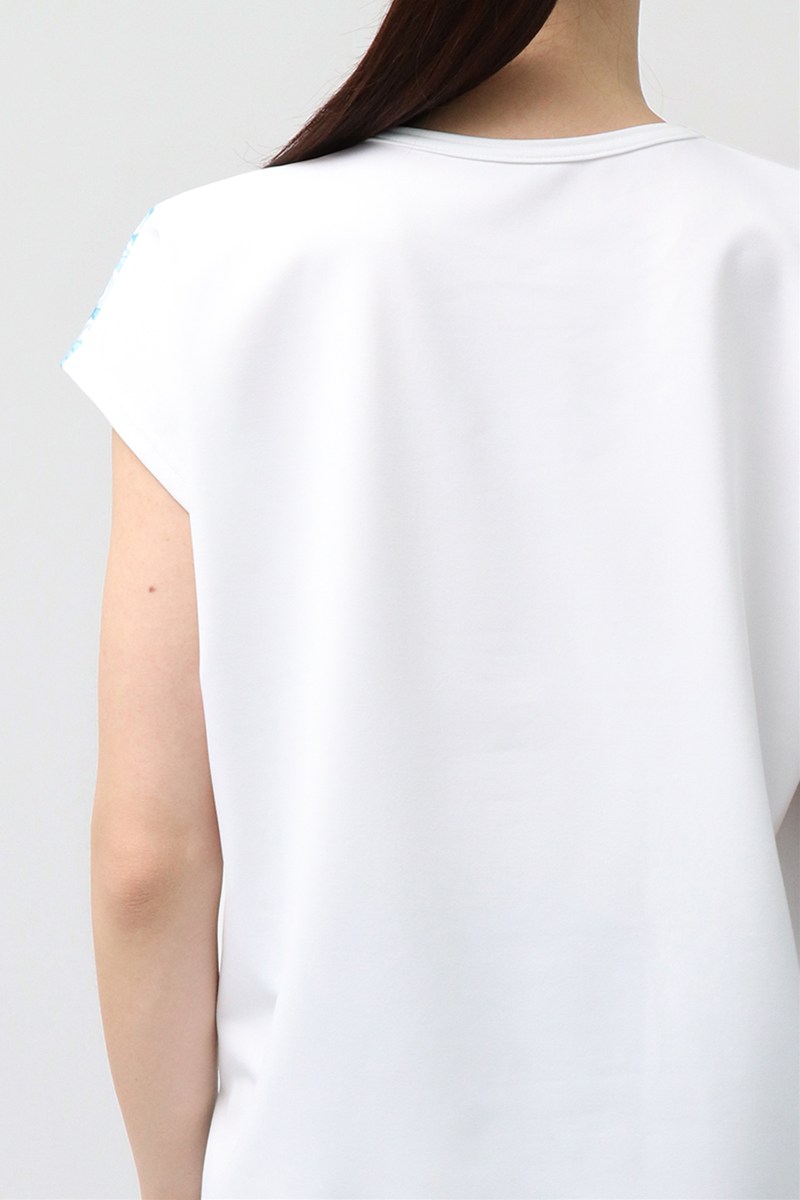 フィットネスウェア | エアリーTシャツ＊スパイラルブルー 【フリー