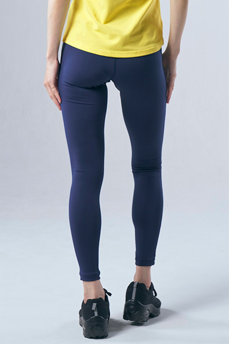 サイドテープ切替ロングレギンス(スタッズ付)＊ネイビー 【フリー】 [Vol.71 71123-237-7960] 定価\11,000（税込）