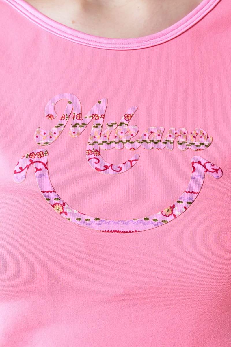 バックメッシュ切替コンパクトTシャツ＊オーロラピンク 【フリー】 [Vol.71 71701-237-9254] 定価\9,130（税込）