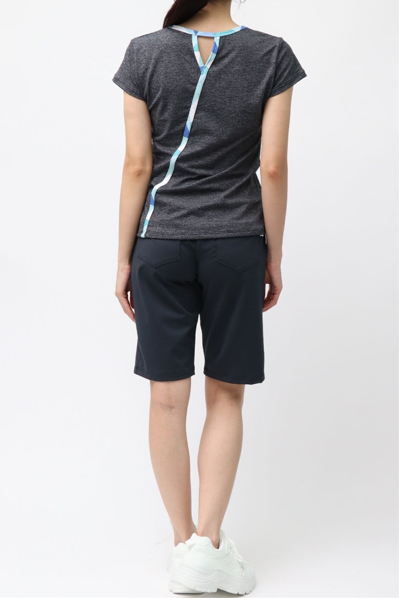 バックデザインベーシックTシャツ＊チャコールグレー 【フリー】 [Vol.72 72704-611-0666] 定価￥8,800（税込）