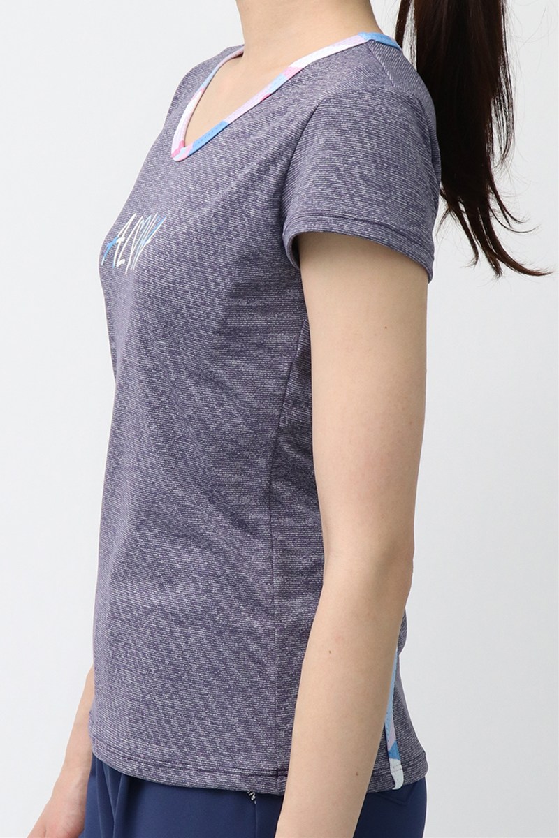 バックデザインベーシックTシャツ＊ネイビー 【フリー】 [Vol.72 72704-611-0673] 定価￥8,800（税込）