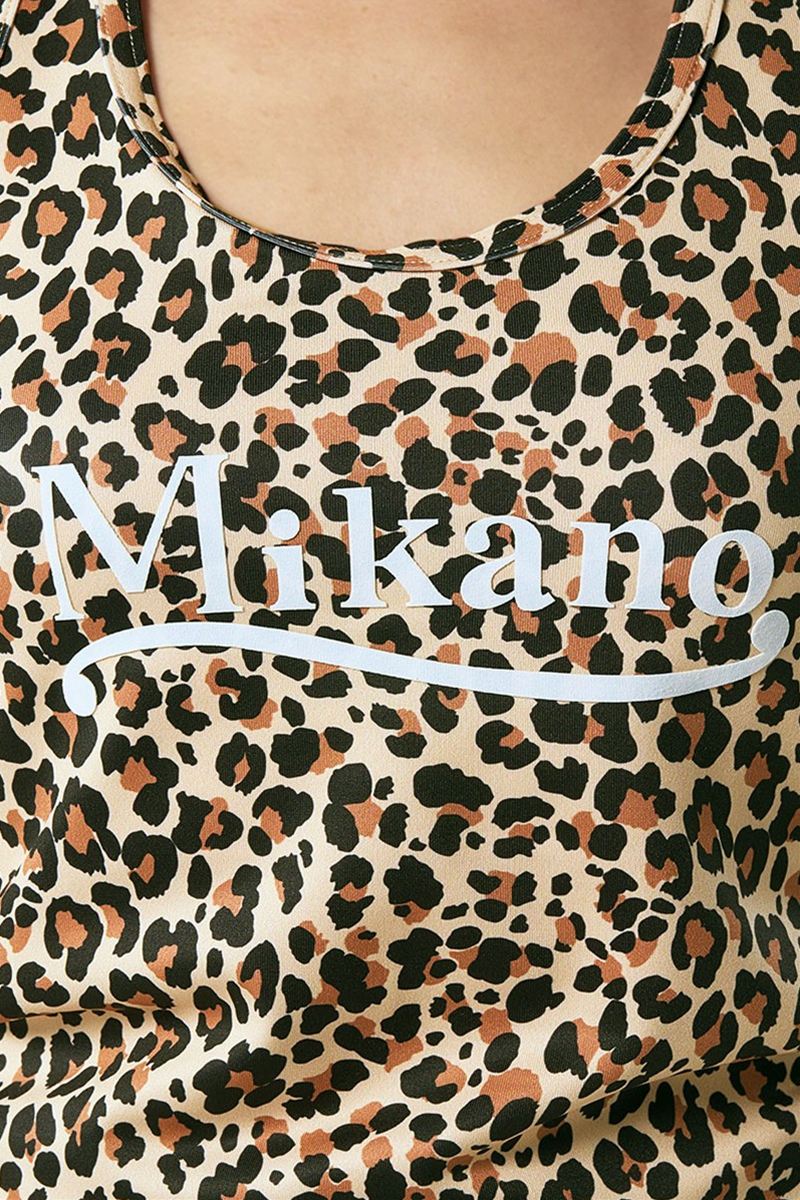 バックメッシュ切替タンクトップ＊キャメルレパード 【フリー】 [Vol.71 71502-237-9094] 定価\8,800（税込）