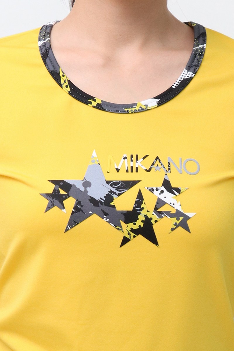 フィットネスウェア | バックデザインコンパクトTシャツ＊サンフラワー