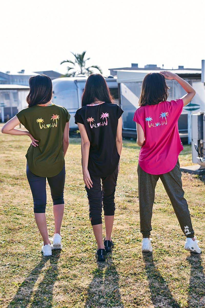 フィットネスウェア | 裾切替ジョガーパンツ＊ネイビー 【フリー