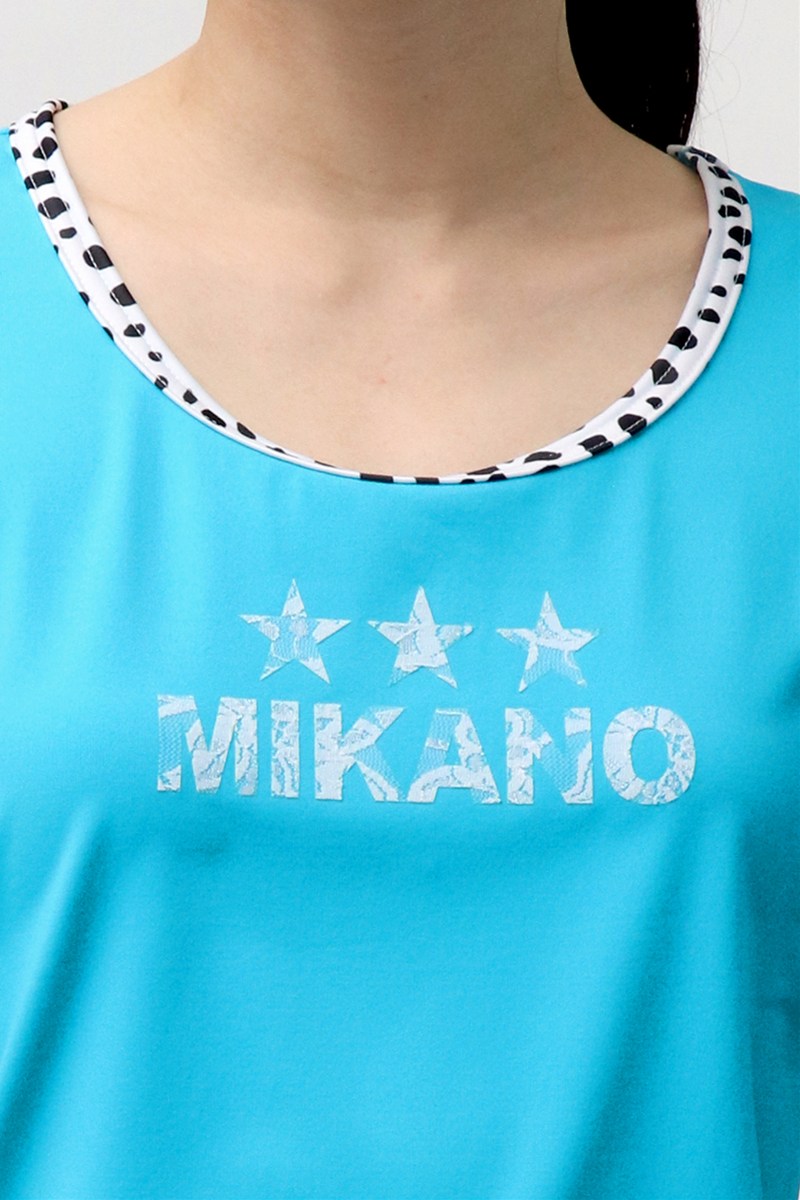 肩開きエアリーTシャツ＊ライトターコイズ 【フリー】 [Vol.72 72709-611-0734] 定価￥8,800（税込）