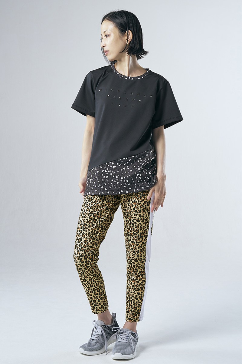 裾切替ユニセックスTシャツ＊ブラック 【フリー】 [Vol.71 71720-237-9513] 定価\10,450（税込）