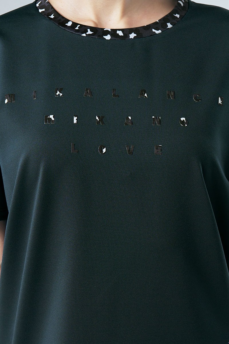 裾切替ユニセックスTシャツ＊ブラック 【フリー】 [Vol.71 71720-237-9513] 定価\10,450（税込）