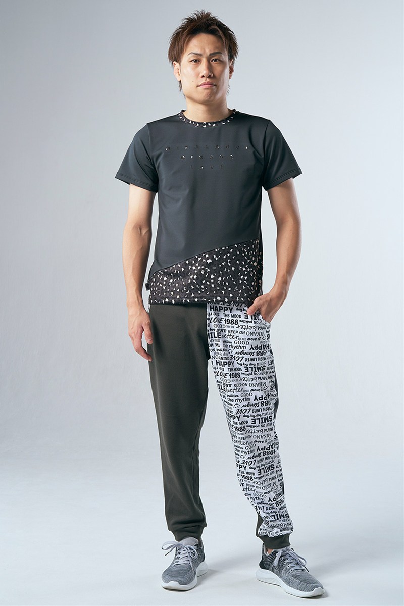 裾切替ユニセックスTシャツ＊ブラック 【フリー】 [Vol.71 71720-237-9513] 定価\10,450（税込）