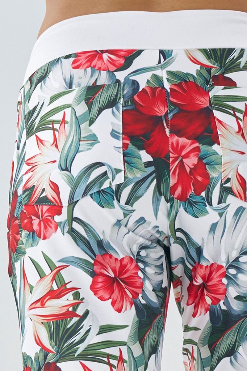 フィットネスウェア | ロングジョガーパンツ＊オールドマウイホワイト