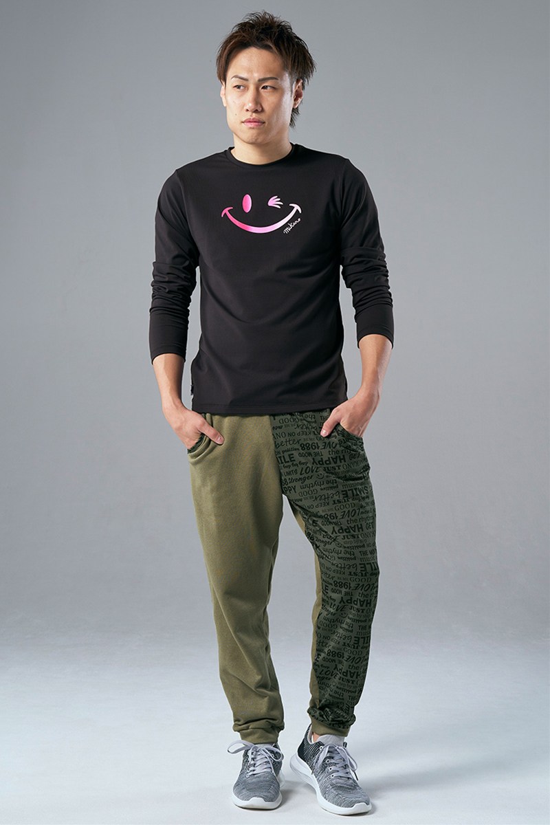 ロングスリーブユニセックスTシャツ＊ブラック/ピンク 【フリー】 [Vol.71 71721-237-9629] 定価\11,000（税込）