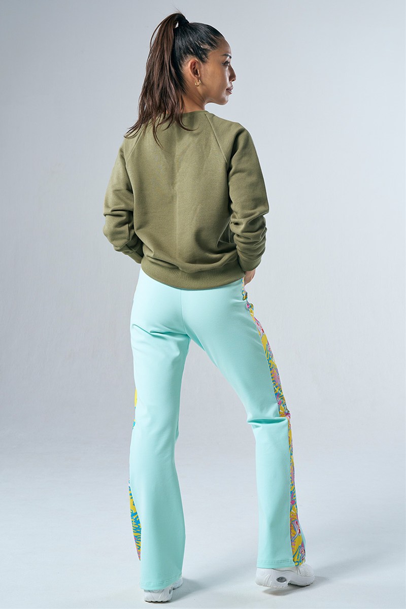 袖切替ロングスリーブTシャツ＊オリーブ 【フリー】 [Vol.71 71724-237-9599] 定価\12,100（税込）