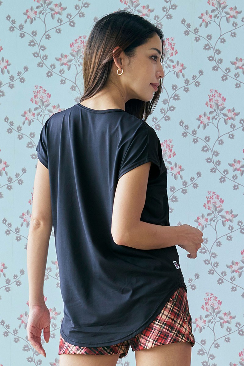 エアリーTシャツ＊ブラック 【フリー】 [Vol.71 71714-237-9476] 定価\9,900（税込）