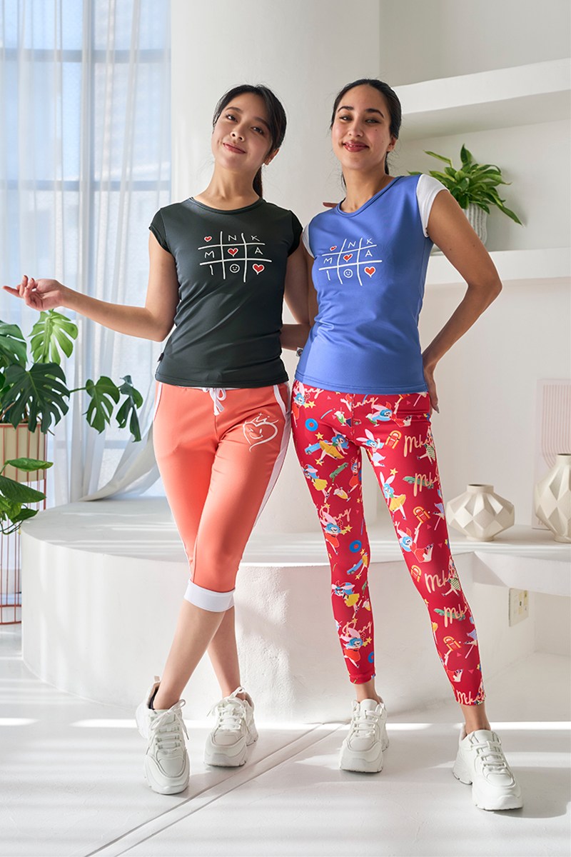肩メッシュ切替コンパクトTシャツ＊ロイヤルブルー 【フリー】 [Vol.72 72702-611-0987] 定価￥8,800（税込）