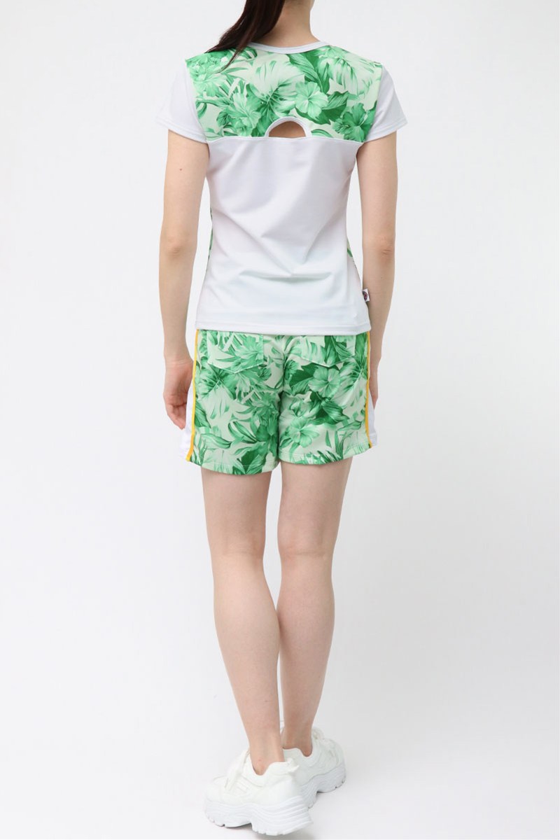 バックデザインベーシックTシャツ＊シアーグリーン 【フリー】 [Vol.72 72703-611-1052] 定価￥8,250（税込）