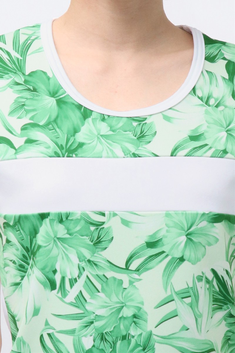バックデザインベーシックTシャツ＊シアーグリーン 【フリー】 [Vol.72 72703-611-1052] 定価￥8,250（税込）