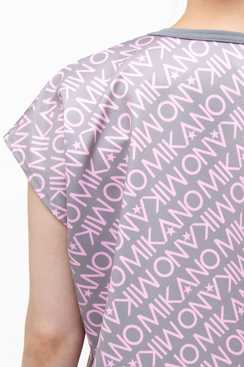 フィットネスウェア | エアリーTシャツ＊ミカノピンクグレー 【フリー