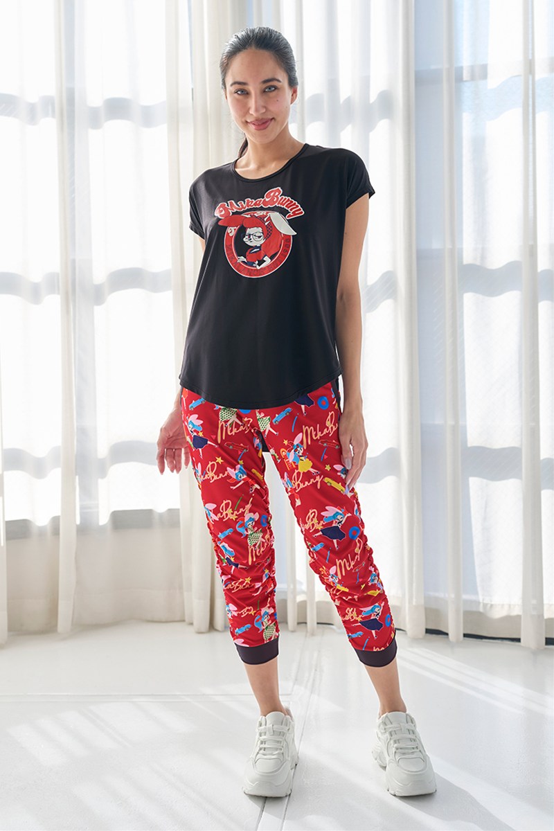 バックデザインエアリーTシャツ＊ブラック 【フリー】 [Vol.72 72718-611-1090] 定価￥9,680（税込）